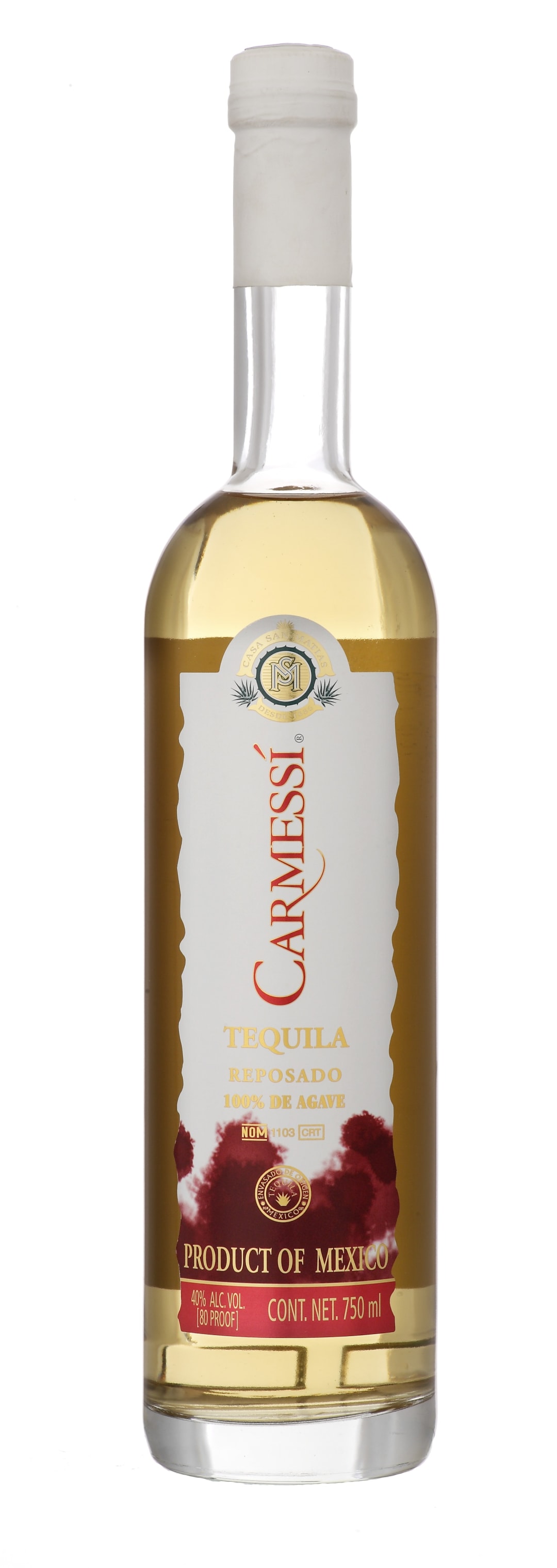 Carmessi Reposado Tequila 750ml 80 Proof