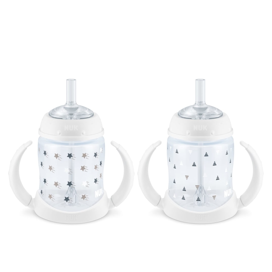 NUK® First Choice Timeless Learner Straw Cup, 5 oz, 2 Pack