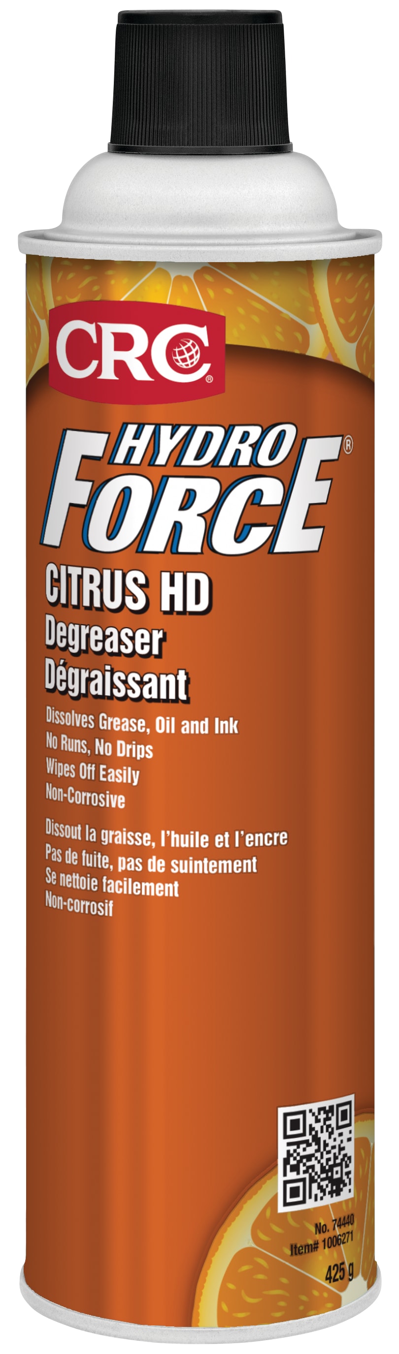 CRC HydroForce Citrus HD Degreaser (F/E) 1X425G