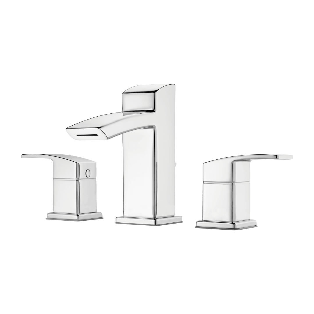 Kenzo 2-Handle 8" Widespread Bathroom Faucet in Polished Chrome