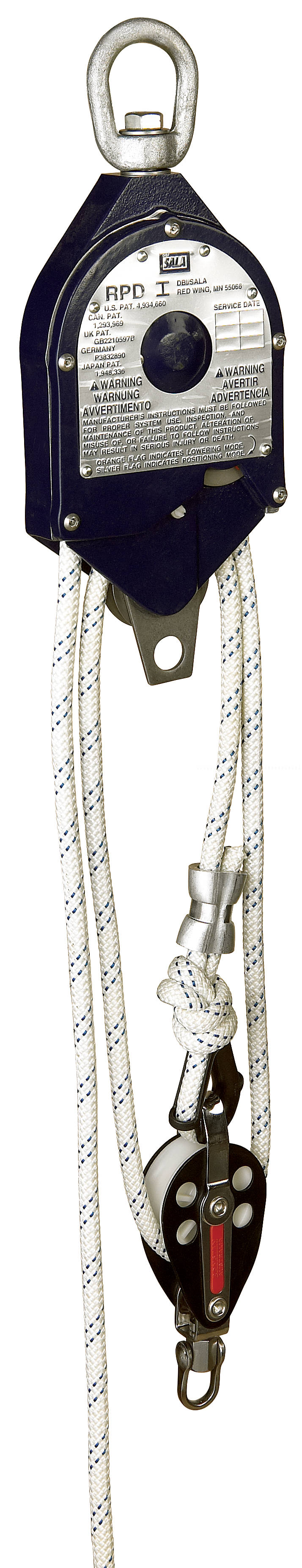 Kit de Posicionamento e Resgate RPD Razão 4:1 3M™ DBI-SALA® Rollgliss™, 15 m