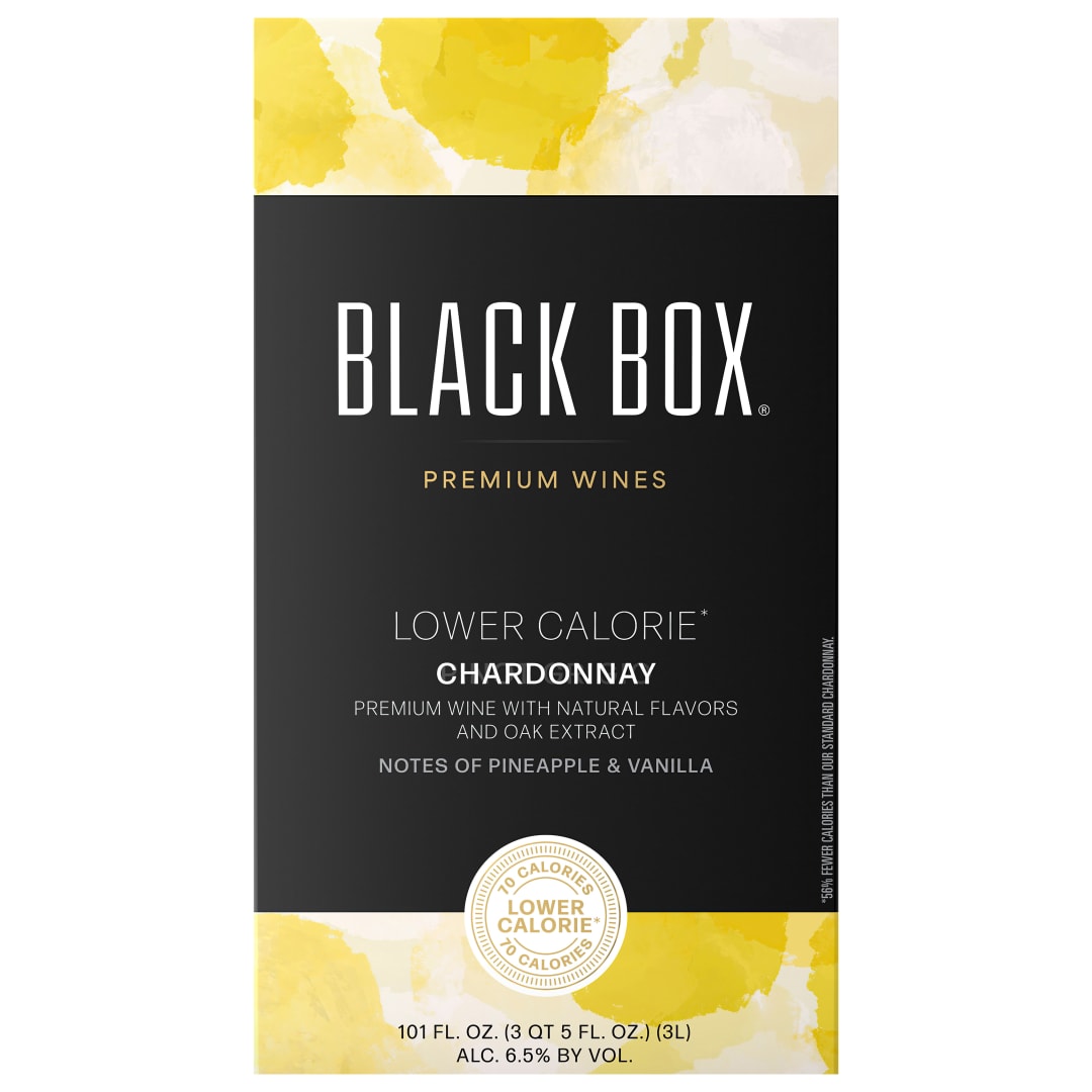 Black Box Lower Calorie Chardonnay White Wine 3L Box