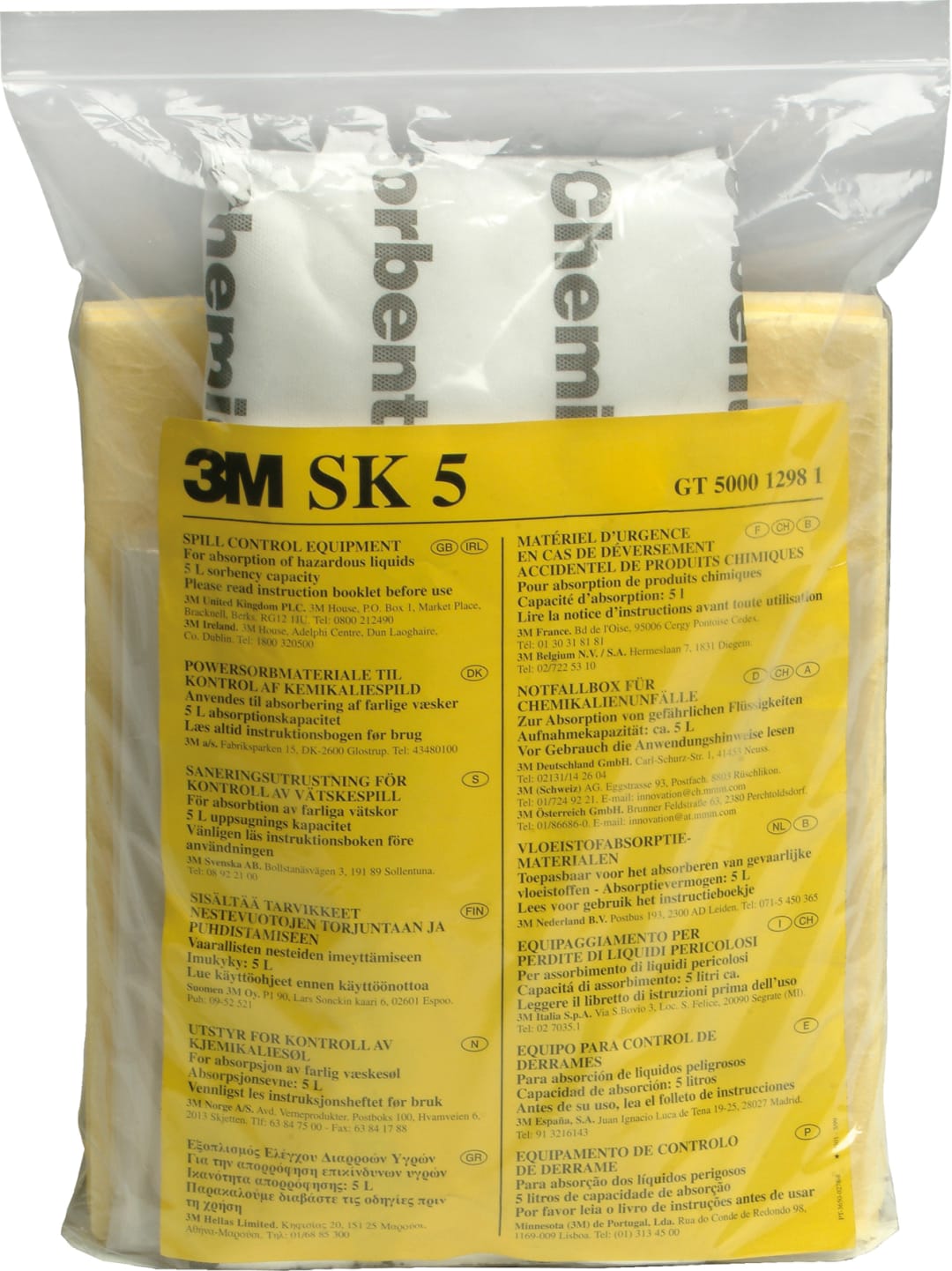 3M™ Labor Notfall Set SK 5, 5 Stück / Karton