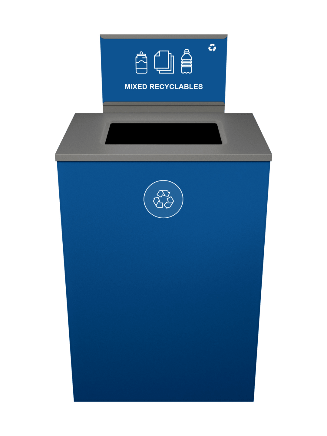 SPECTRUM - Single - Xl - Mobius Loop-Mixed Recyclables - Full - Blue
