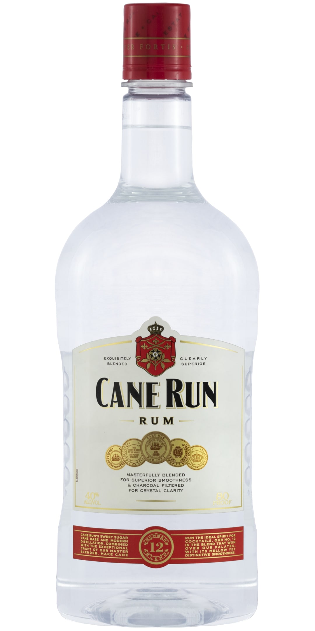 Cane Run Rum 1.75l Plastic Bottle 80 Proof