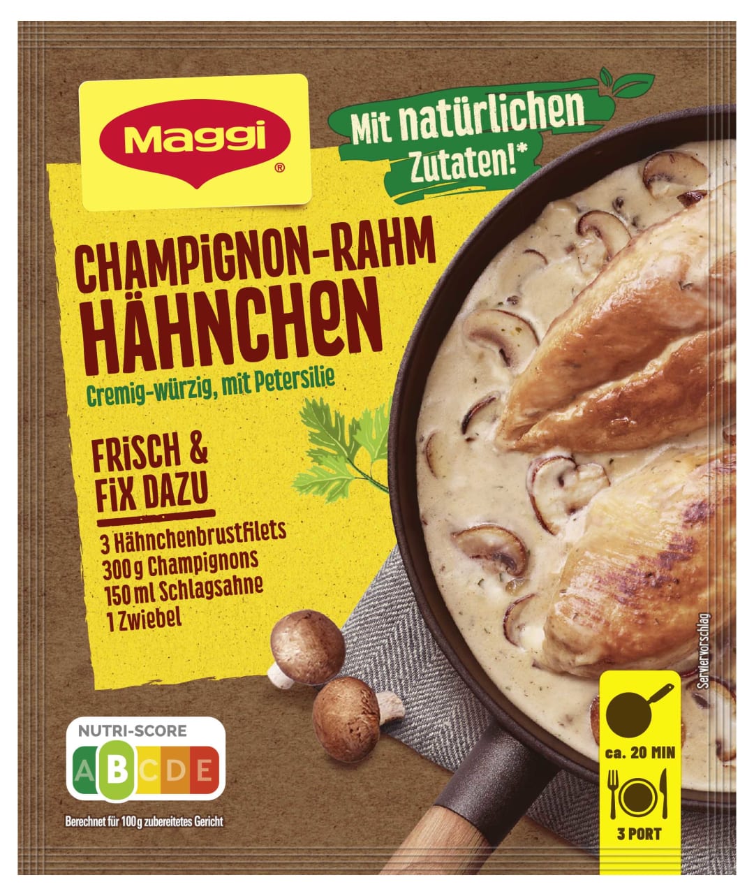 MAGGI FIX Champignon Rahm Hähnchen