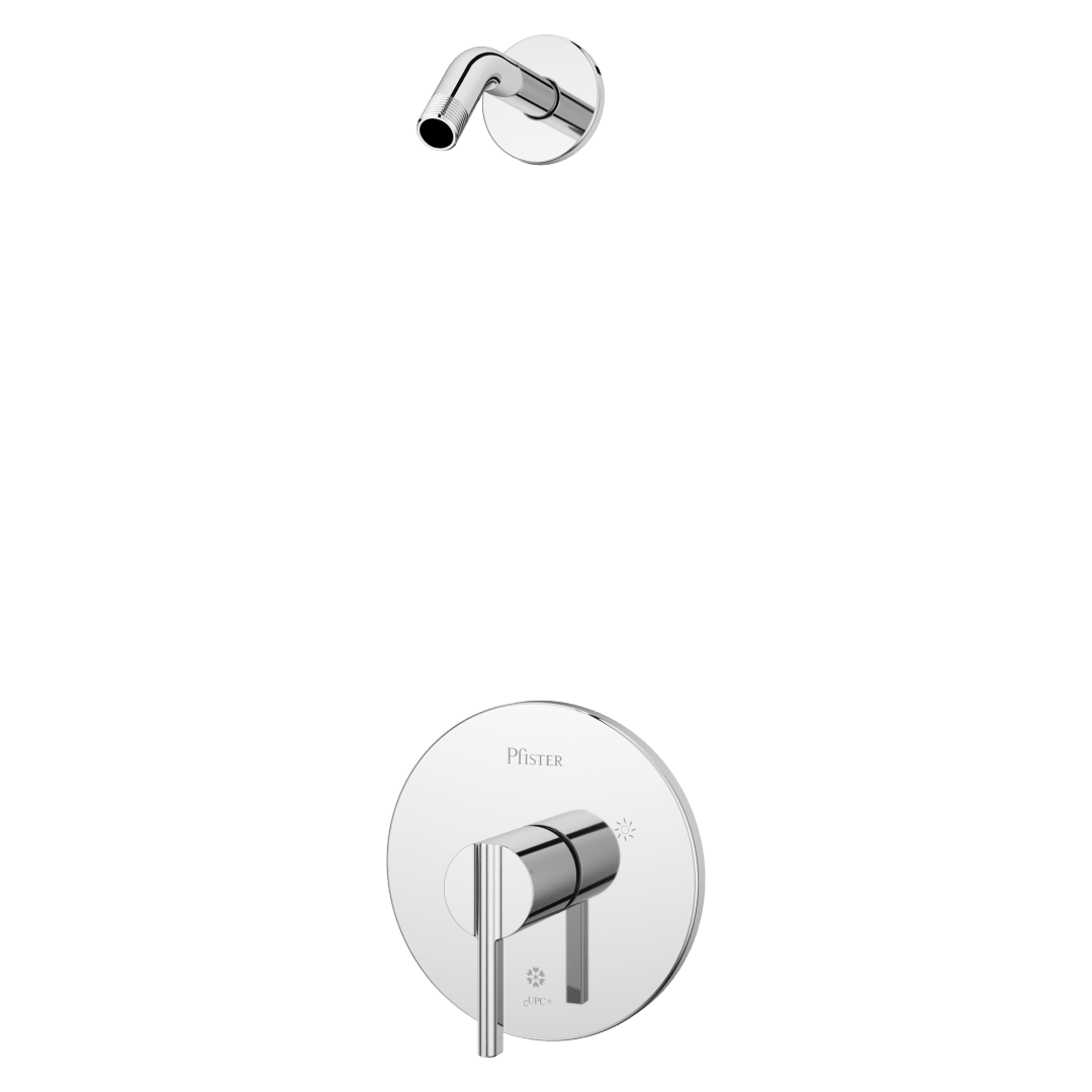 Brislin Shower trim, Showerhead not Included in Polished Chrome
