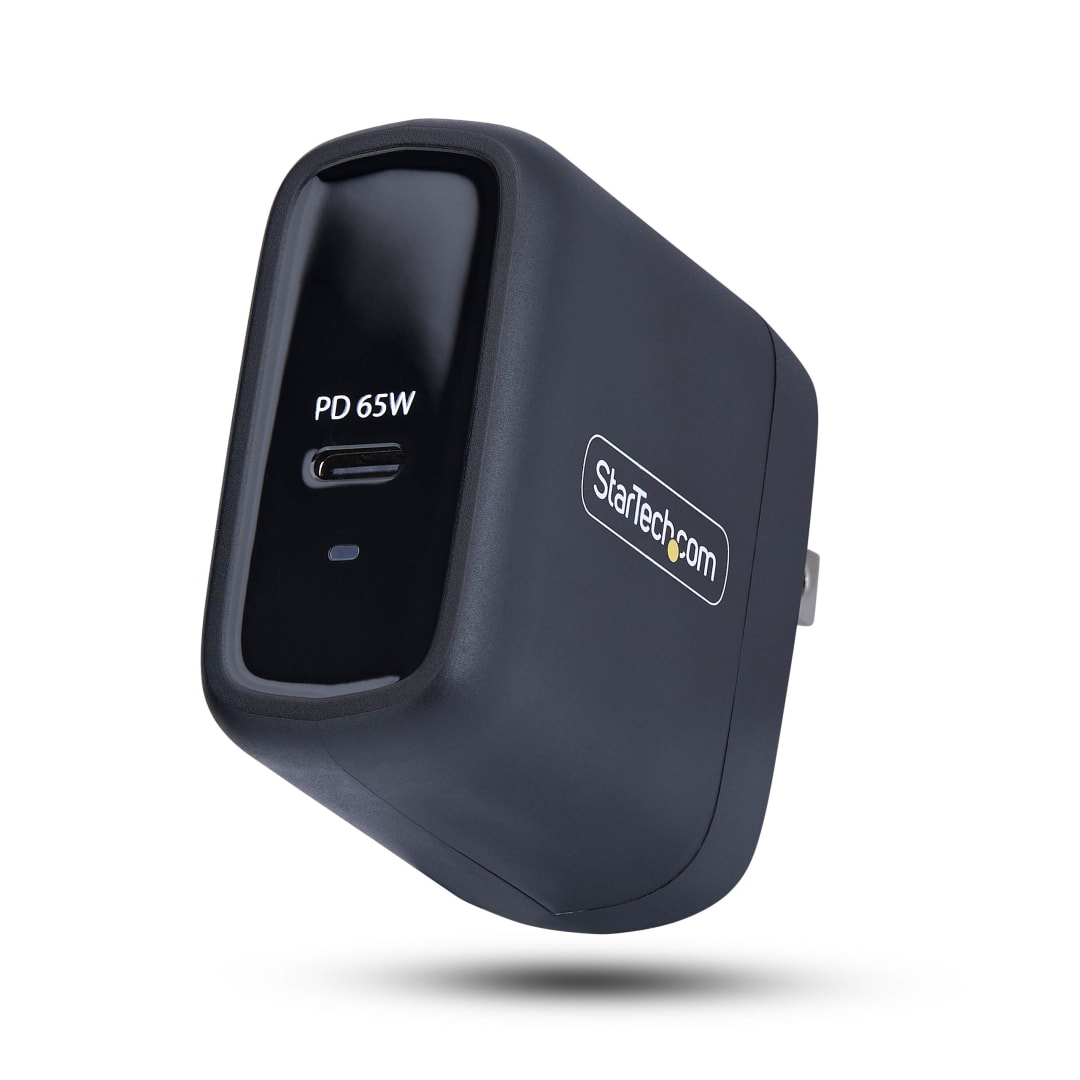 65W, Wall Charger, 1x USB-C, Black, NA