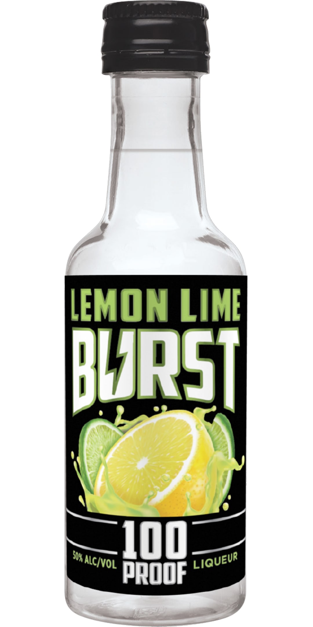 Burst Lemon Lime Liqueur 50ml 100 Proof