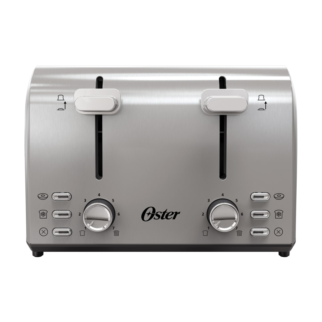 Oster® 4-Slice Toaster with Extra Wide Slots, Stainless Steel