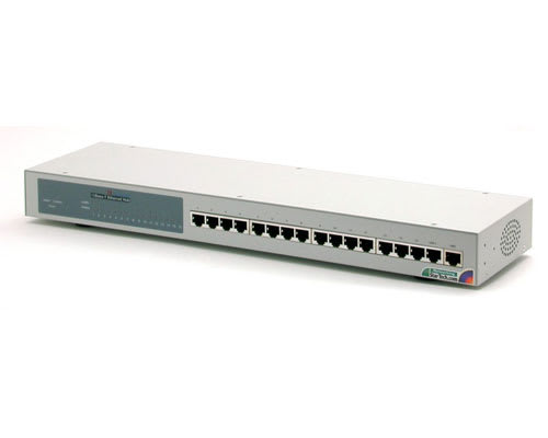*D**Replaced by DS16105* 16-port Rackmount 10-Mbps Hub with BNC & AUI