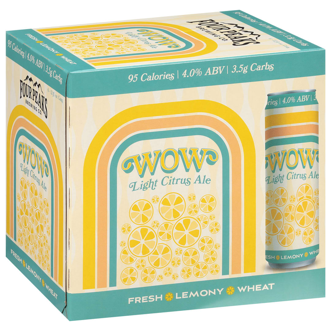 Four Peaks Brewing Co. Light Citrus Ale Wow Beer 6 - 12 fl oz Cans