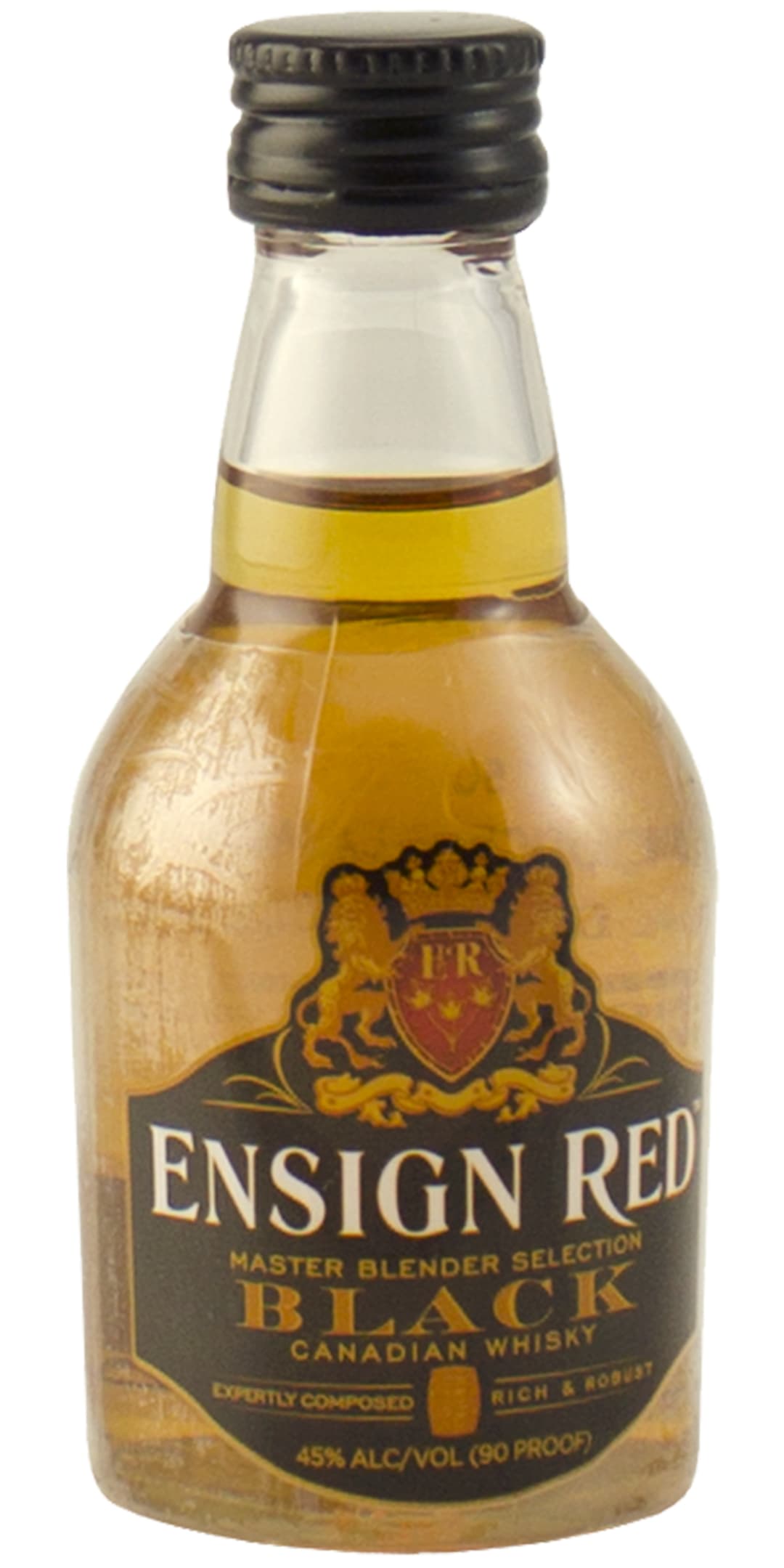 Ensign Red Master Blender Selection Black Canadian Whisky 50ml 90 Proof
