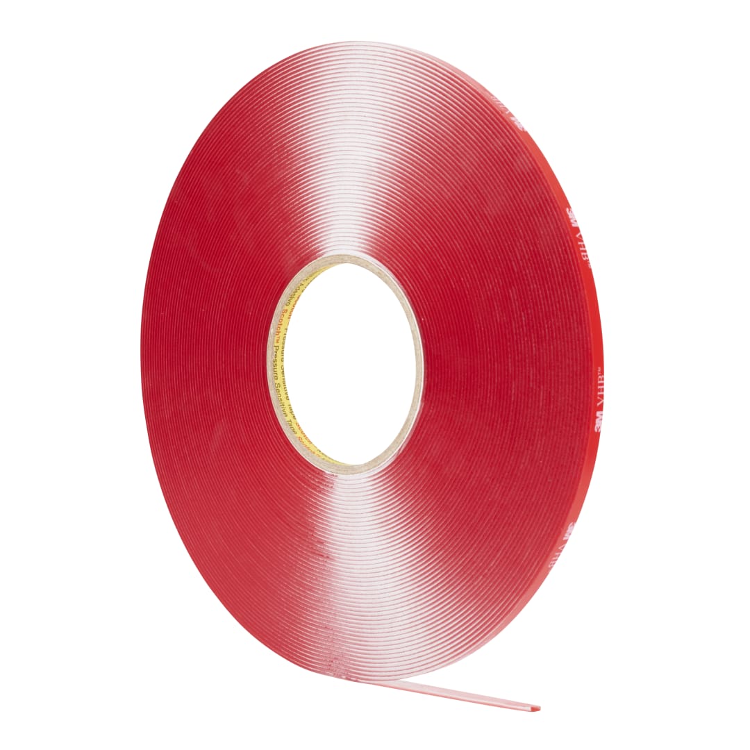 3M™ VHB™ Bant 4915F, Şeffaf, 1140 mm x 25 m, 1.5 mm
