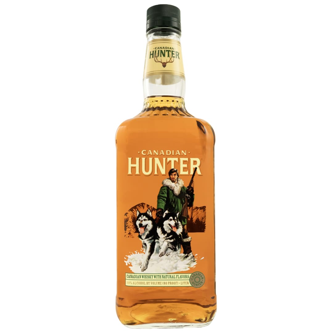 Canadian Hunter Canadian Whisky 1l 80 Proof