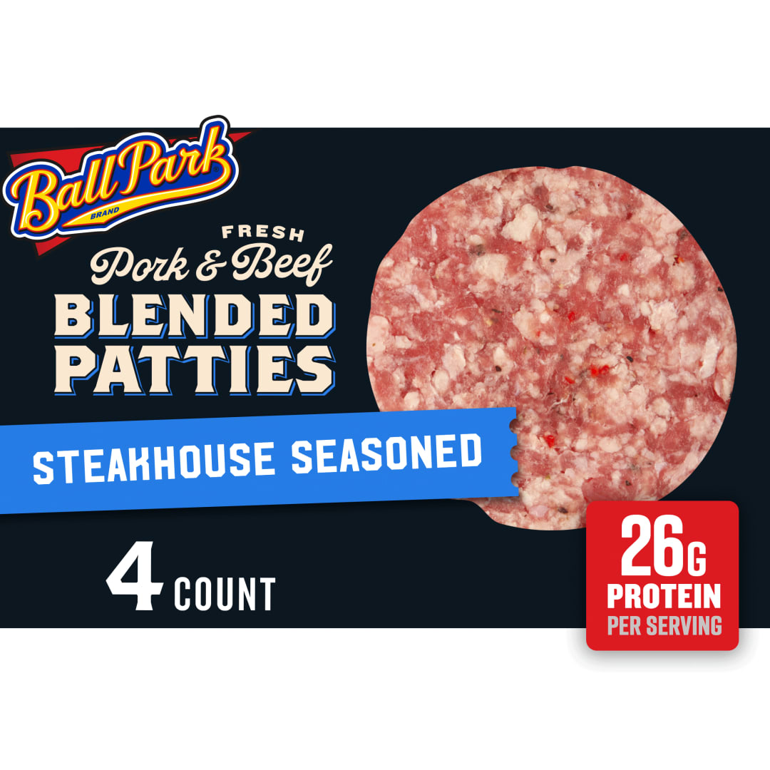 Ball Park® Steakhouse Seasoned Pork & Beef Patties