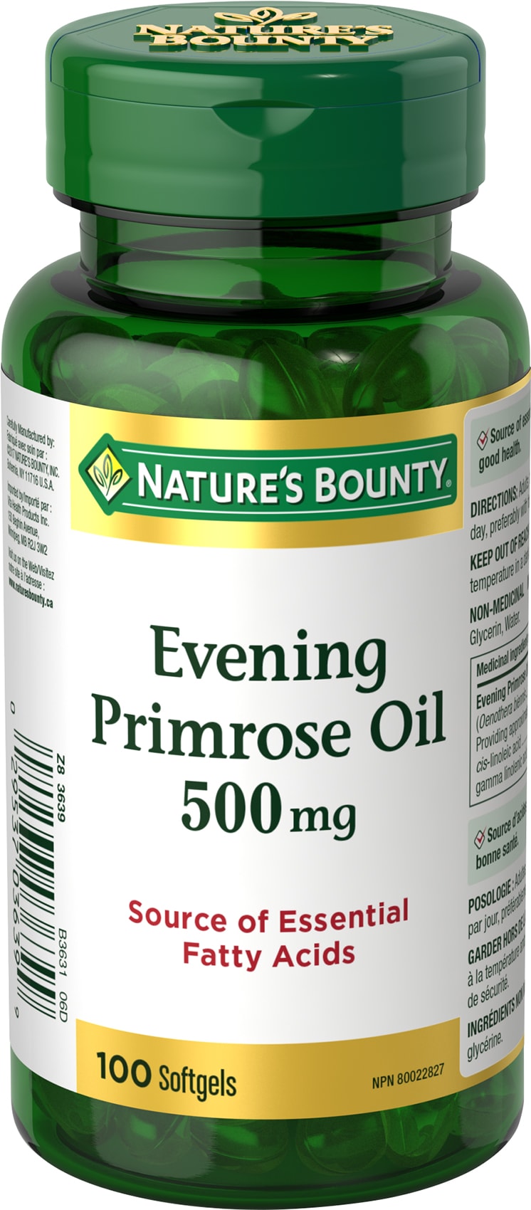 NBTY EvngPrmrs 500mg 24x100 SGL CA