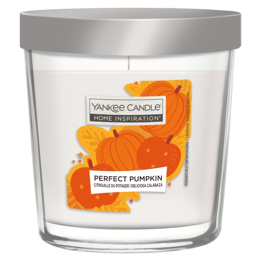 Yankee Candle Home Inspiration Scented Candle | Perfect Pumpkin Tumbler Candle | Up to 25 Hours Burn Time | Perfect Gifts for Women