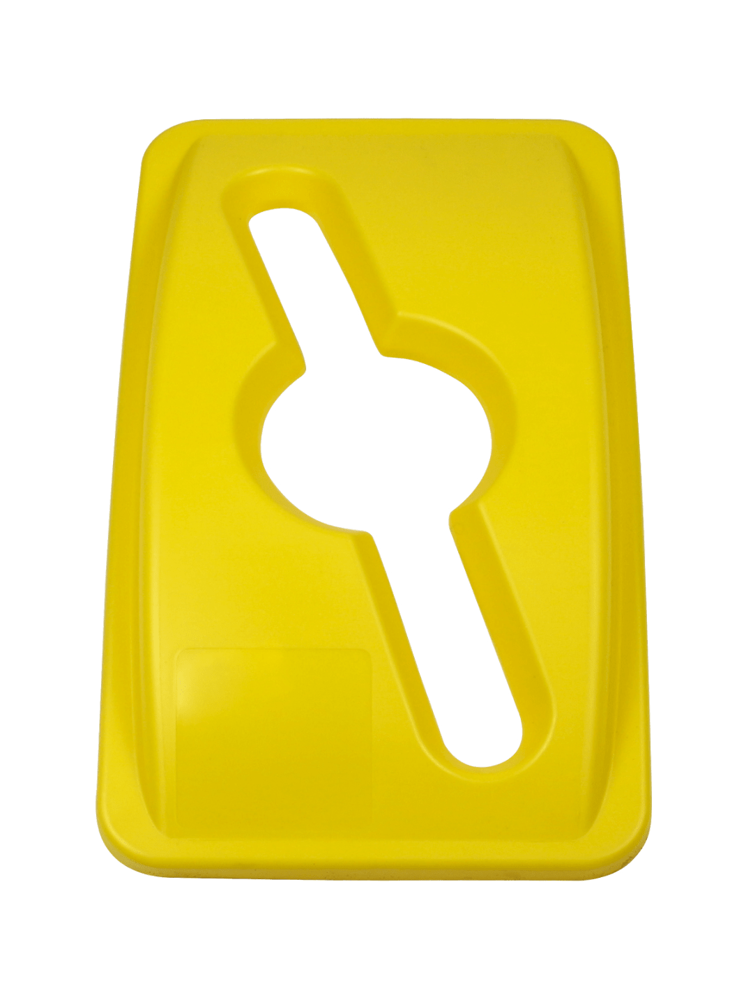  WASTE WATCHER - Single - Lid - Mixed - Yellow