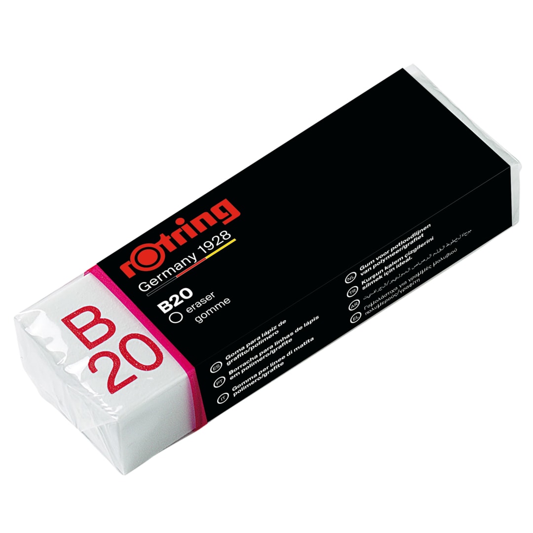 rOtring Rapid B20 Erasers | 20 Count
