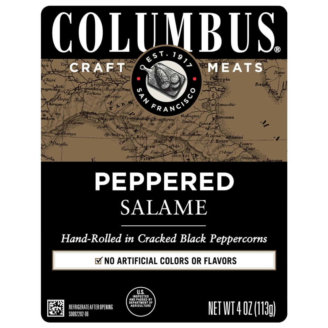 COLUMBUS Sliced Peppered Salame