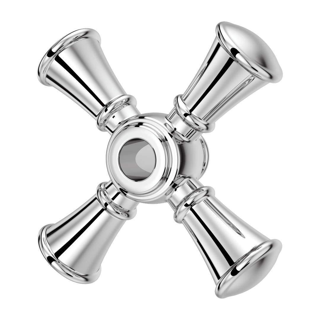 Tisbury Single Diverter Trim Handle in Polished Chrome