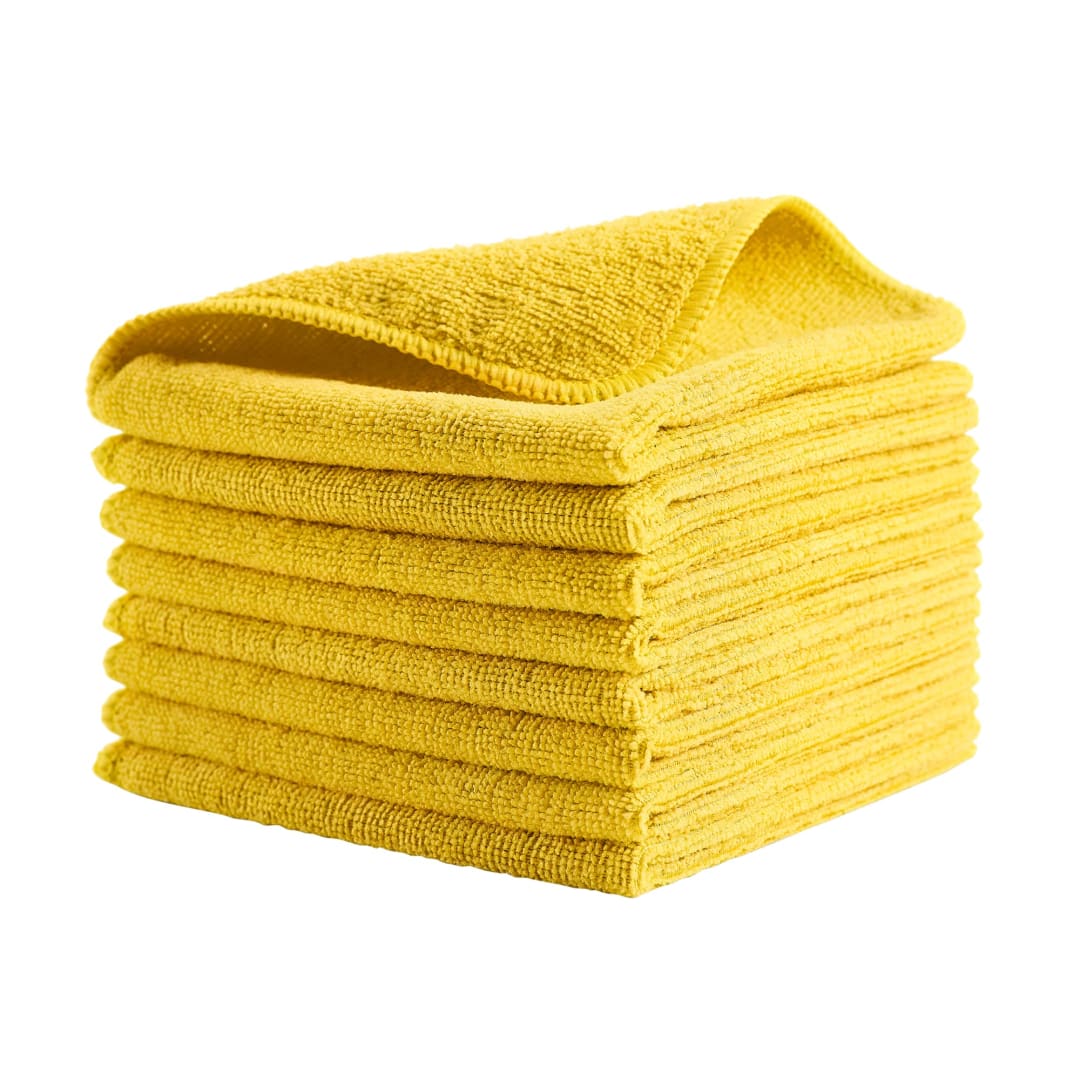 HYGENTM r-40 Recycled Microfiber Cloth - 12" X 12" Yellow, 24-Pack