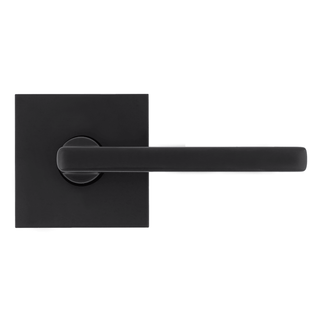 Halifax Passage Lever in Matte Black