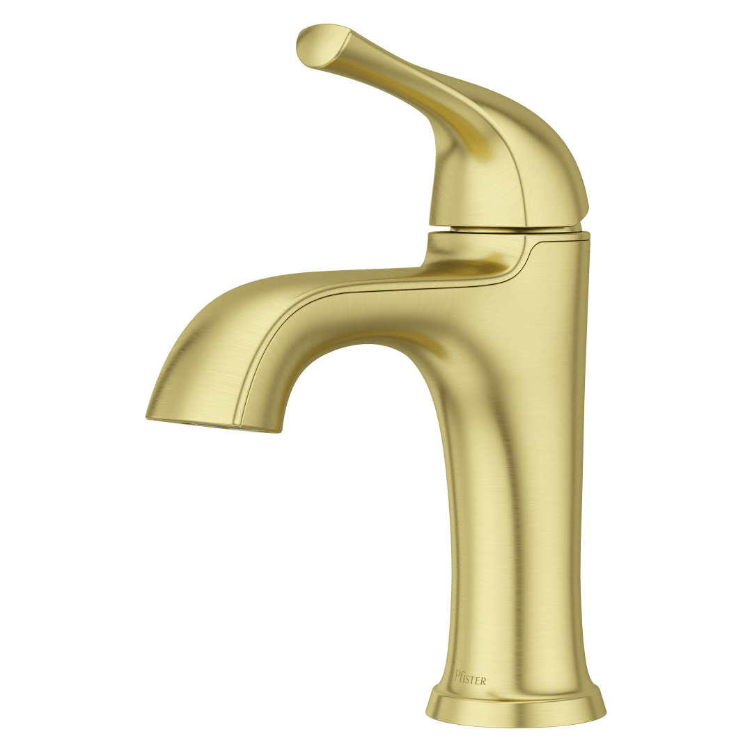 Ladera Single Control 4" Centerset Bathroom Faucet in Brushed Gold