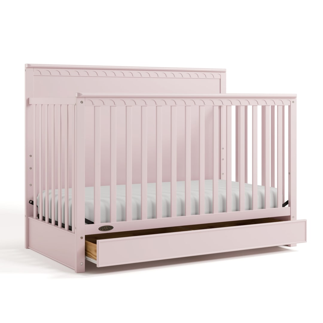 Sasha 5-in-1 Convertible Crib with Drawer