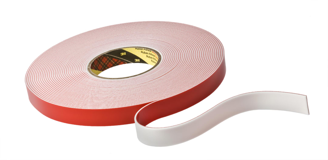 3M™ VHB™ Structural Metal Cladding Tape W20F, White, 20 mm x 16.5 m, 2.0 mm