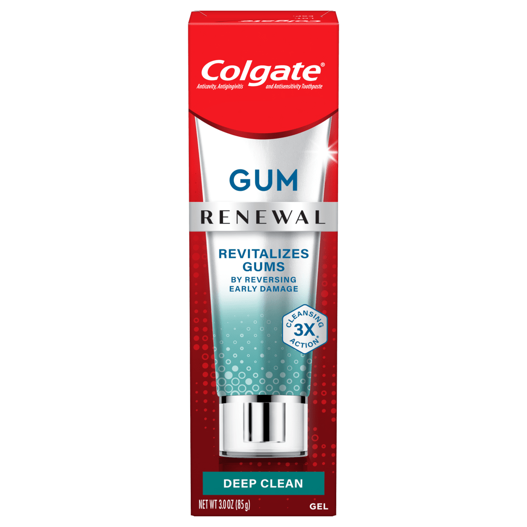 Colgate Gum Renewal Gum Protection Toothpaste Gel Deep Clean, Mint Gel Toothpaste for Gingivitis, 3 Oz