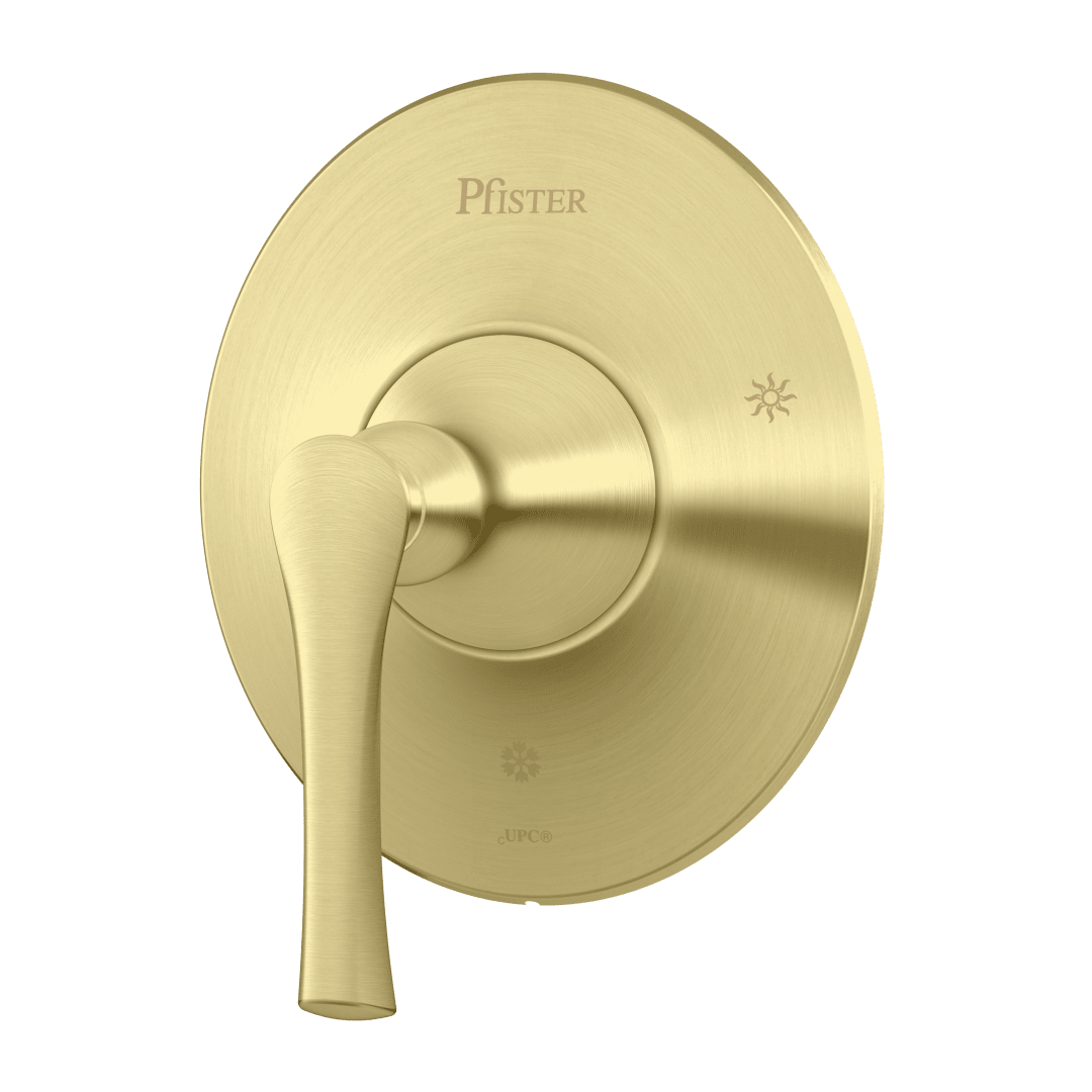 Rhen 1-Handle Tub & Shower Valve Only Trim in Brushed Gold