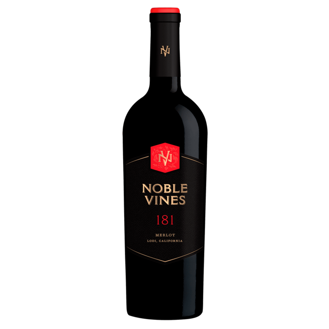 Noble Vines 181 Merlot Red Wine, Lodi, California, 750mL, 13.5% ABV