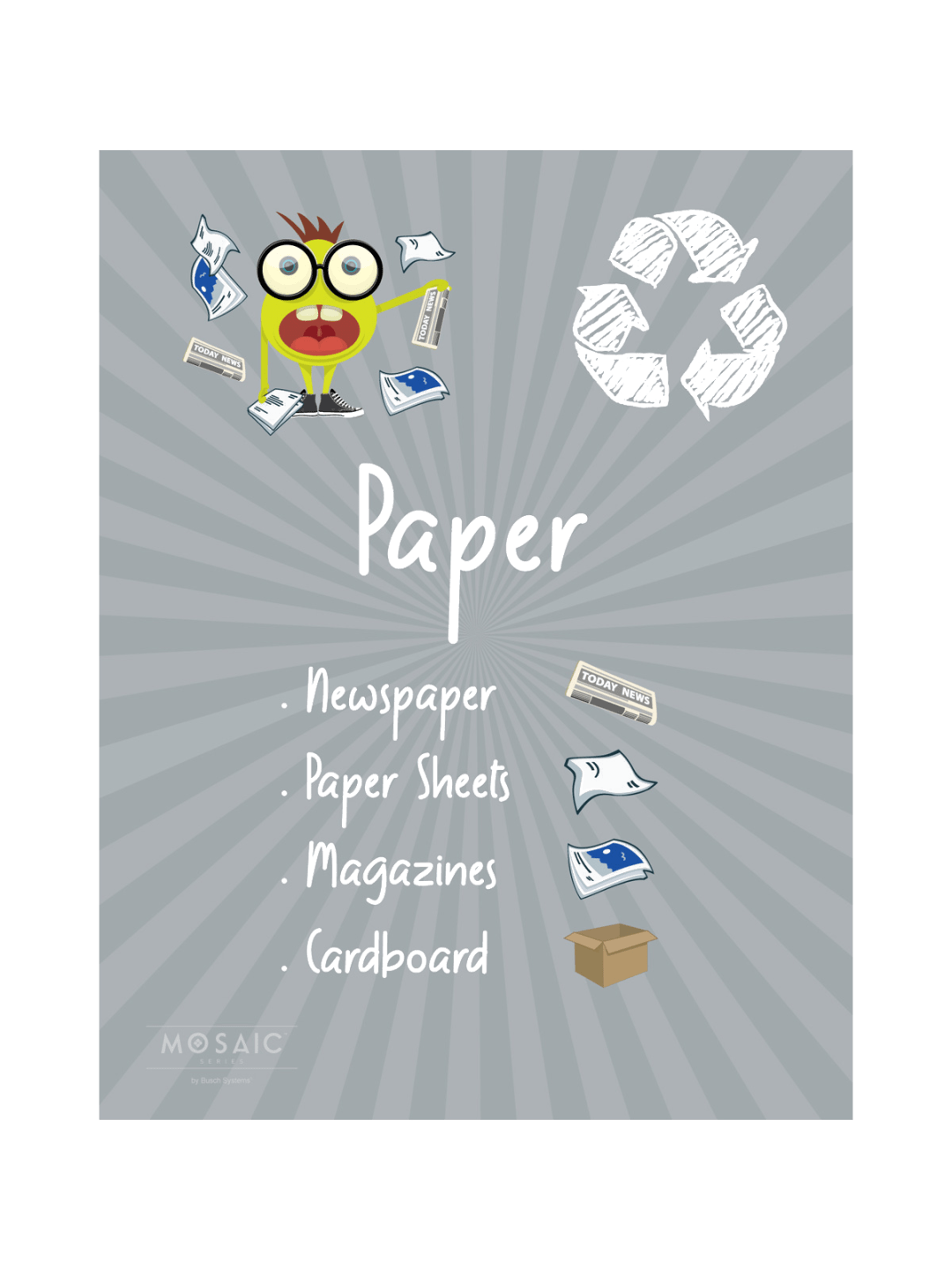 MOSAIC - Junior Body Sign - Junior - Paper - Grey