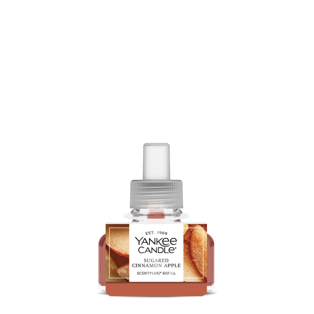 Yankee Candle Sugared Cinnamon Apple, ScentPlug® Refill with up to Up to 30 days of fragrance