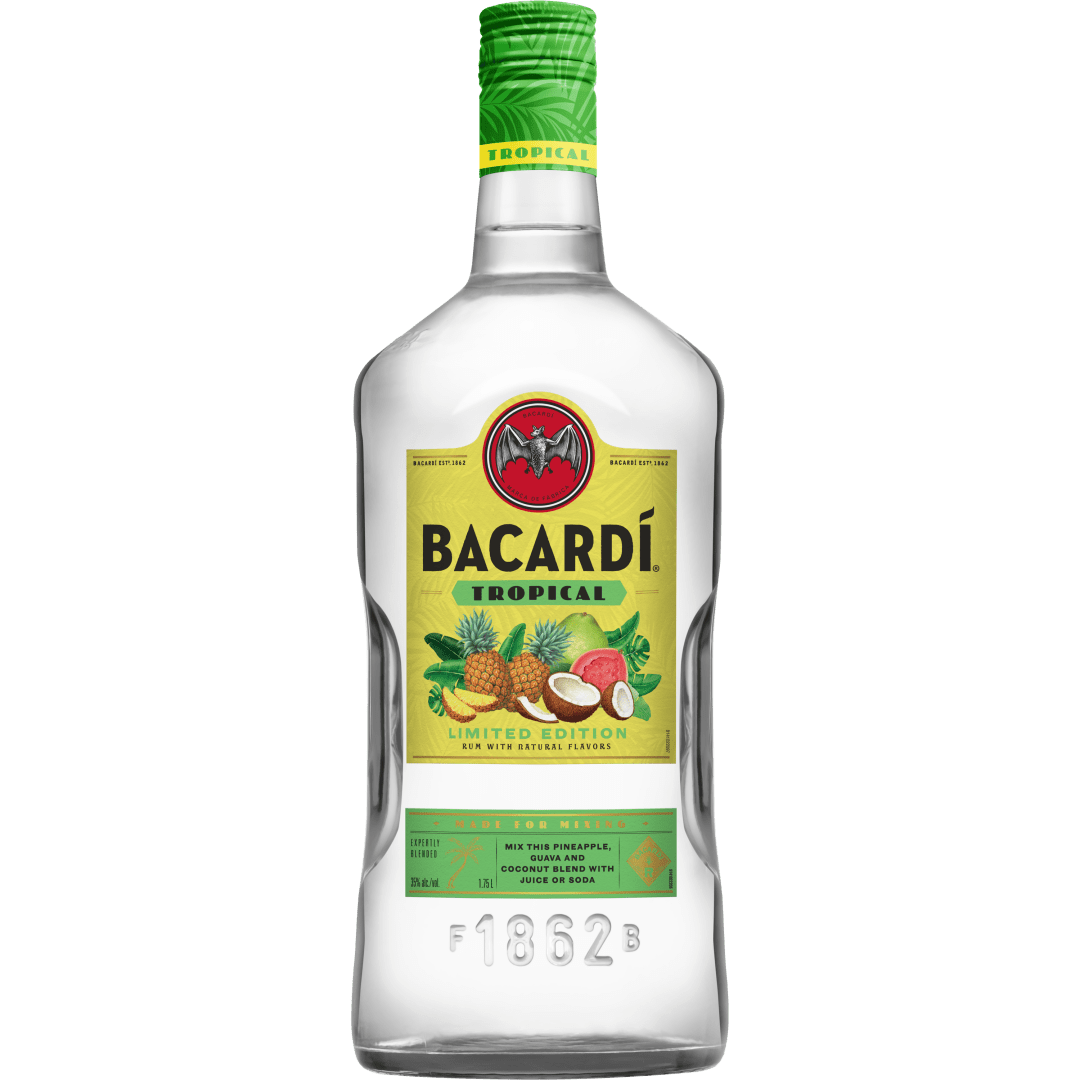 Bacardi Tropical Rum, Gluten Free 35% 1.75L