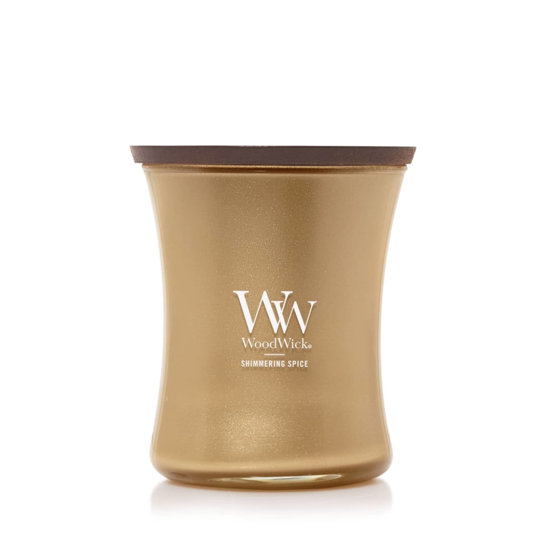 WoodWick® Shimmering Spice WoodWick® Precious Metals Collection, 9.7 oz