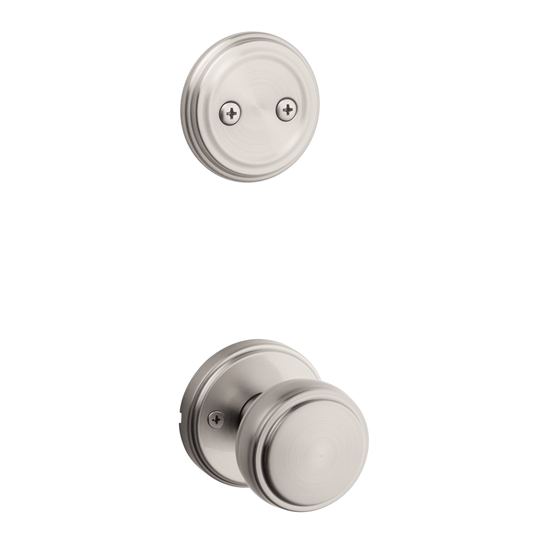968 Dummy Interior Pack with Sora Knob in Satin Nickel