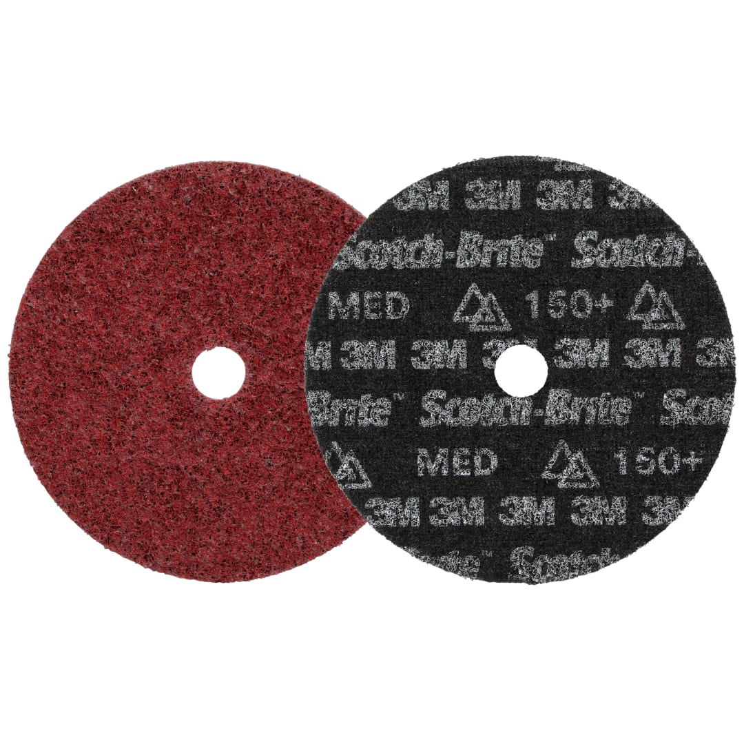 Scotch-Brite™ Hassas Ağır Hizmet Tipi Yüzey Hazırlama Diski, HD-DH, Medium 150+, 178 mm x 22.23 mm, 25 ea/Case