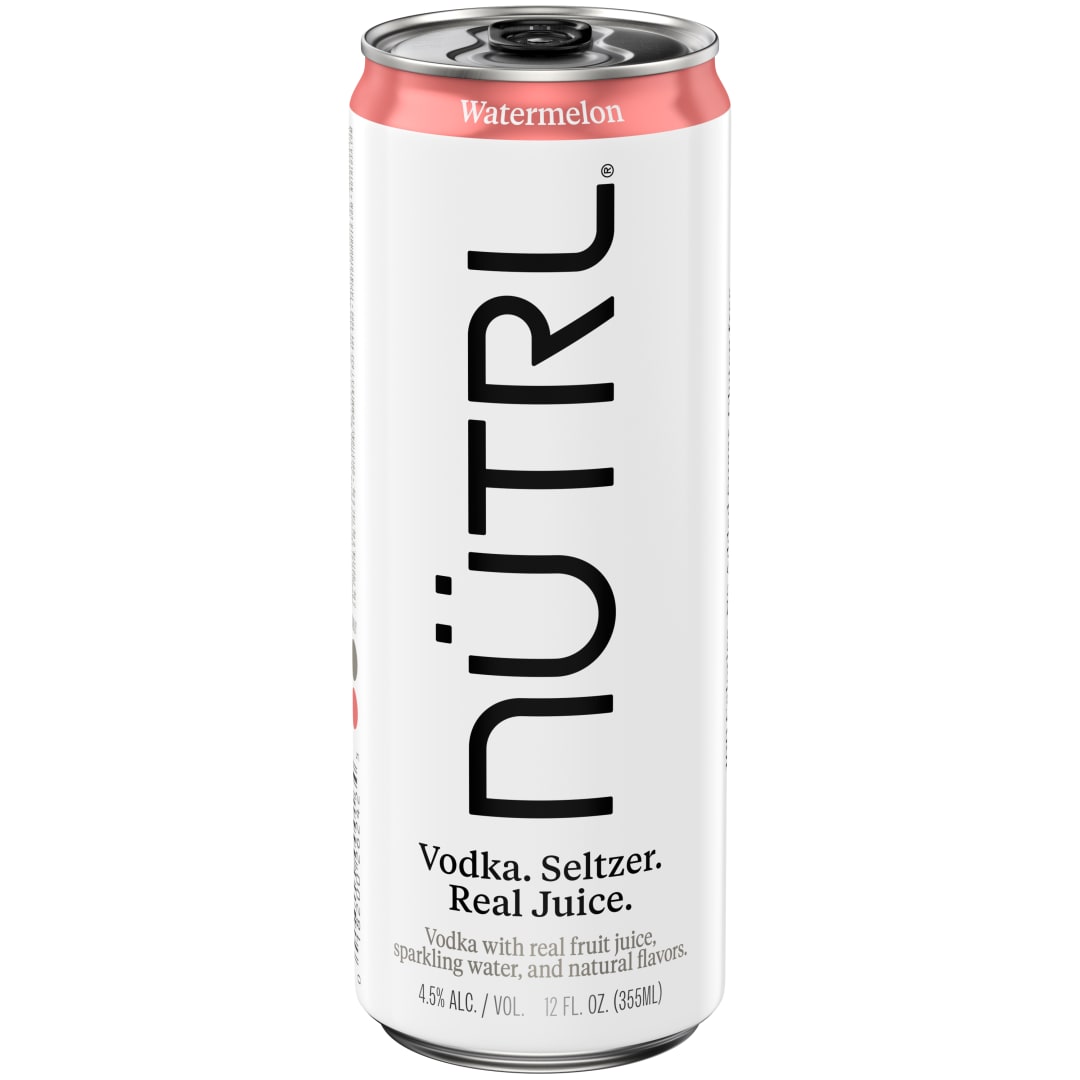 Nutrl Watermelon Vodka Seltzer 12 fl oz Can