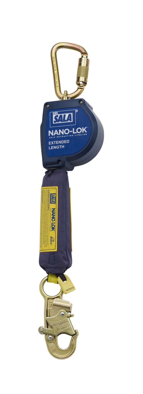 3M™ DBI-SALA® Nano-Lok™ XL Extended Length Self Retracting Lifeline with Anchor Hook, Web, 3.4 m, 3101616