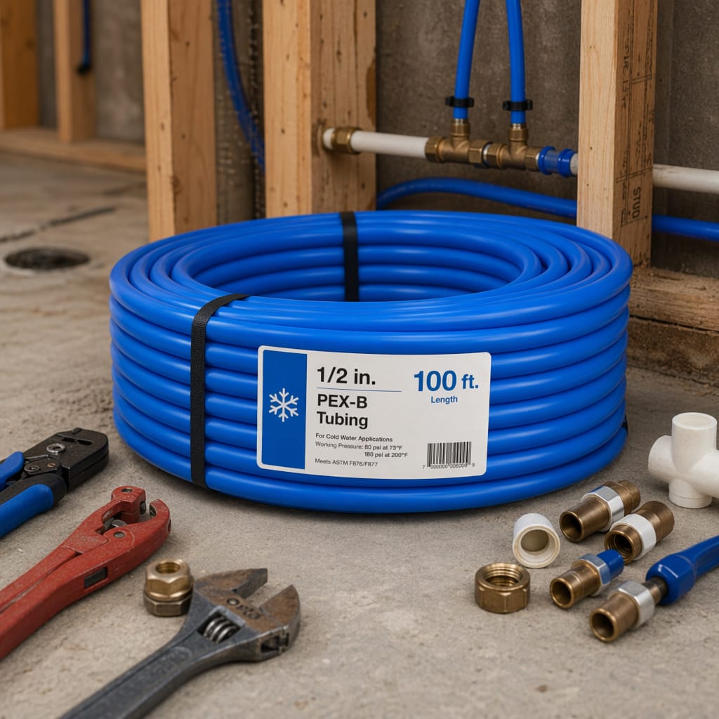 1/2 in. x 100 ft. PEX-B Tubing in Blue