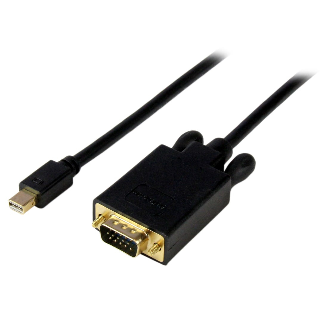 Mini DisplayPort to VGA - 6ft - Active - Black