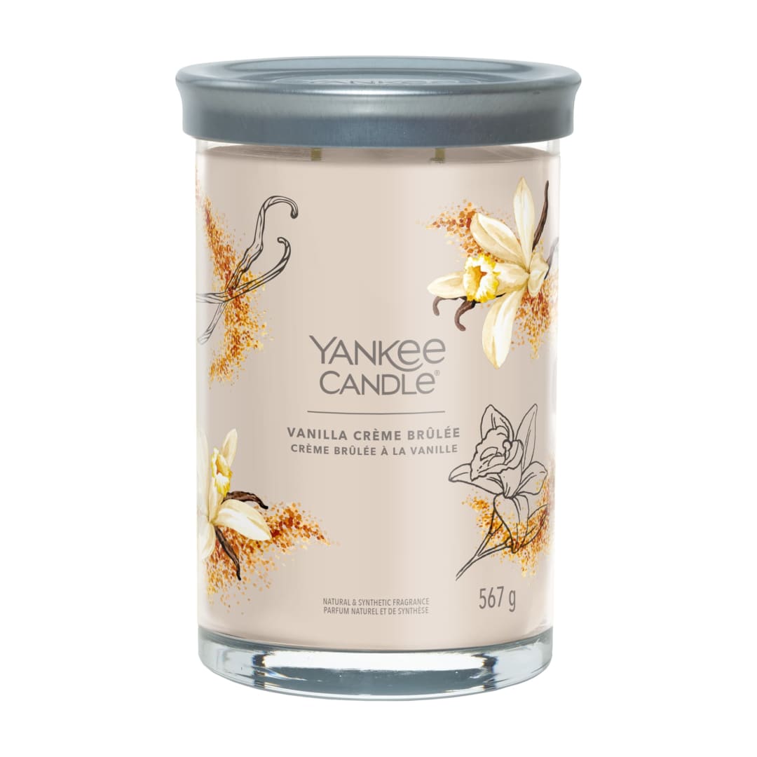 Yankee Candle® Signature Scented Candle | Vanilla Crème Brûlée Large Tumbler Candle with Double Wicks | Soy Wax Blend