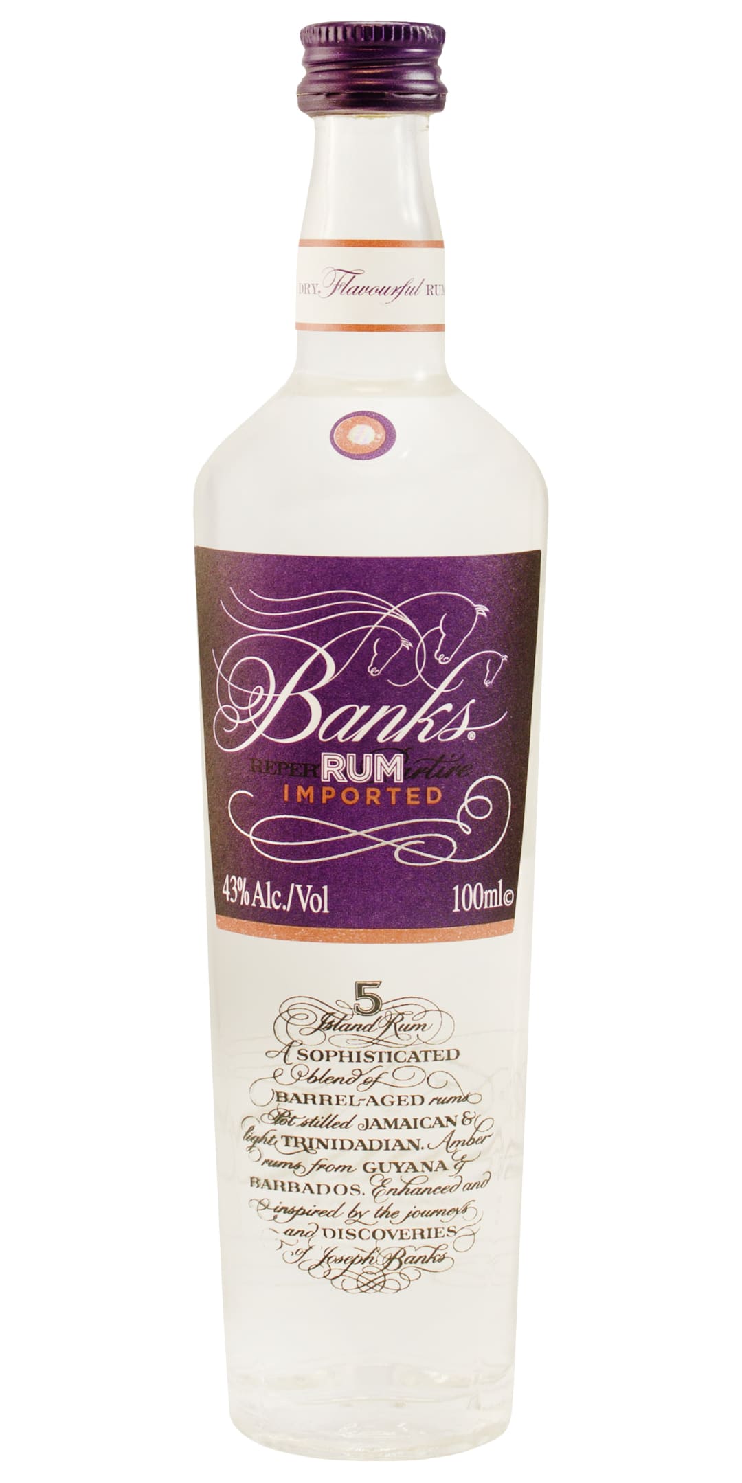 Banks 5 Island Rum 100ml 86 Proof