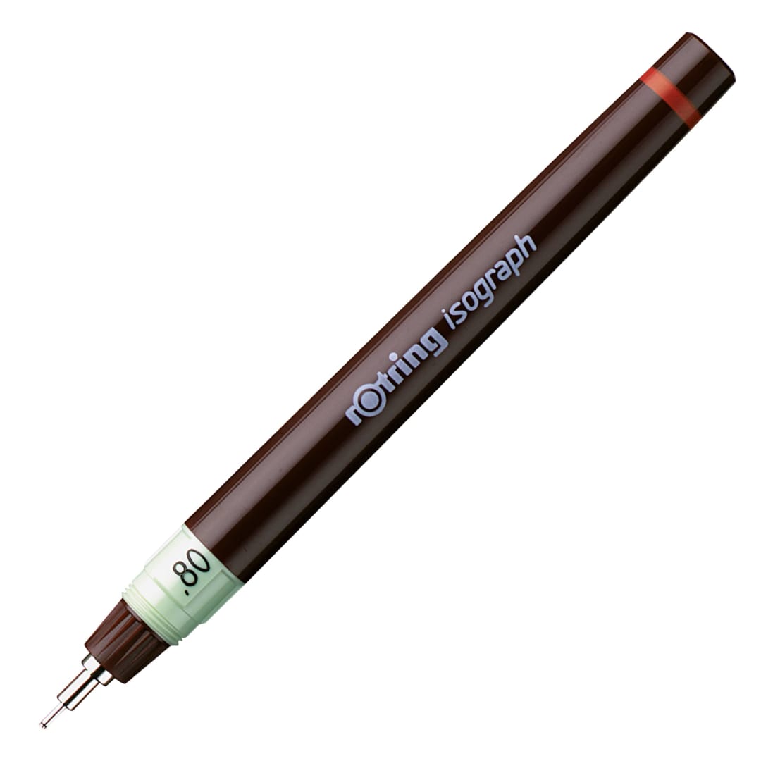 rOtring Isograph Technical Drawing Pen | 0.80 mm | Refillable Fineliner Pen