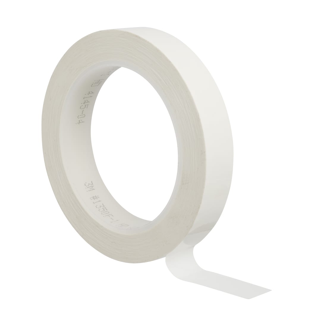 3M™ Polyester Film Elektrik Bandı 1350F-1, beyaz, 1219 mm x 198 m, PE Çekirdek