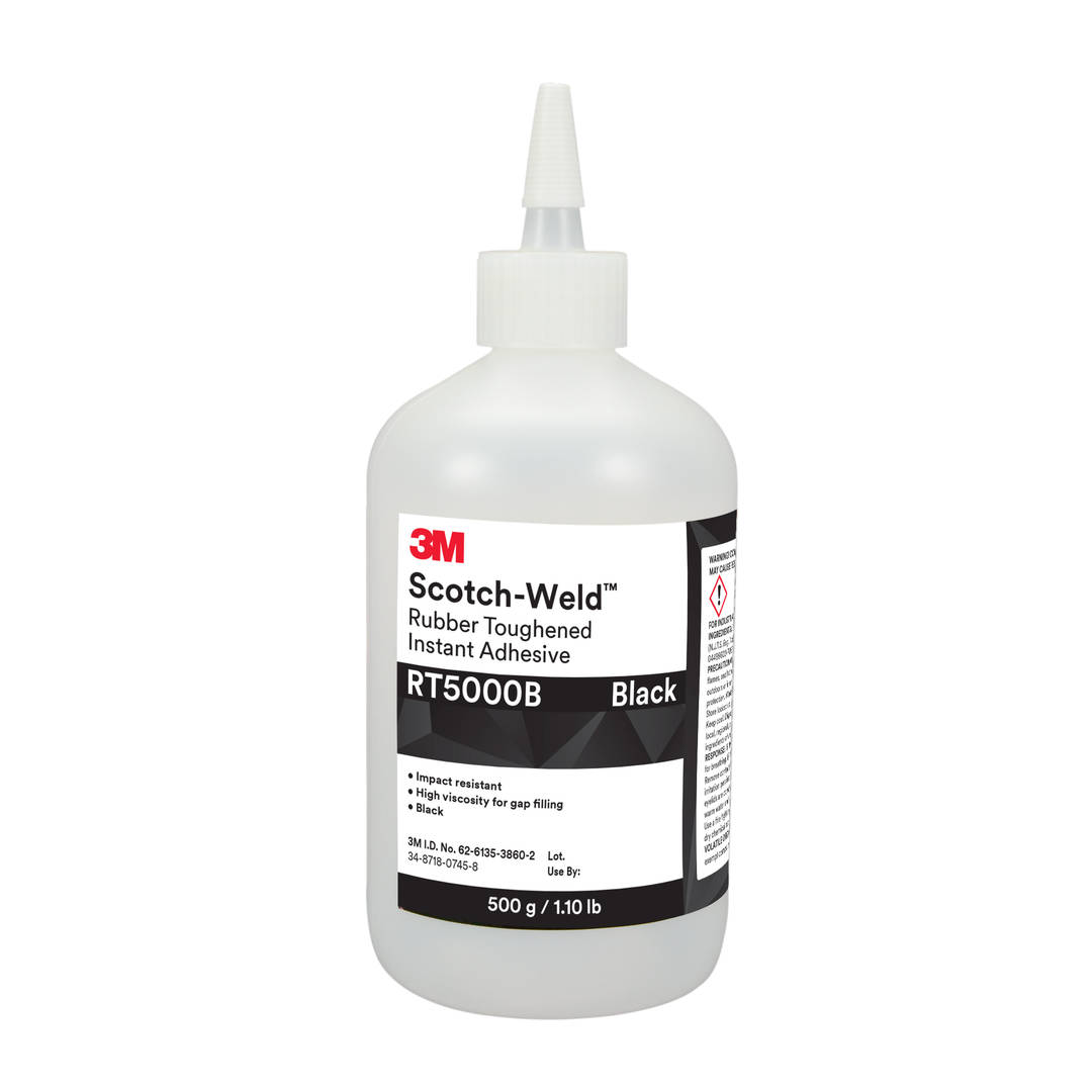 Adesivo Instantâneo à Base de Borracha Reforçada 3M™ Scotch-Weld™ RT5000B – 500 g, 1 Unidade/Embalagem