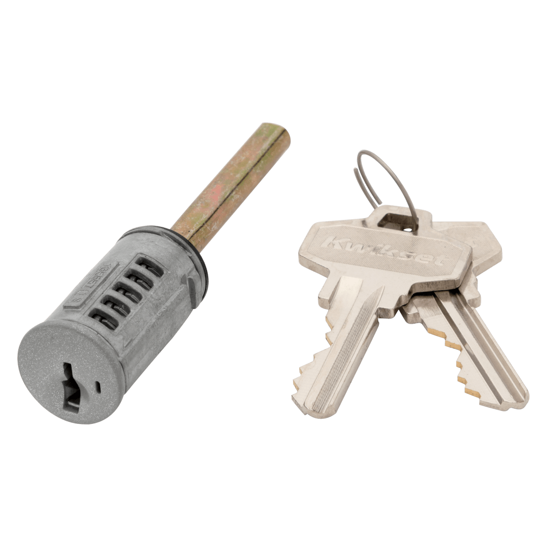 C-Keyway Single Cylinder for Satin Nickel, Polished Chrome or Satin Chrome Finish